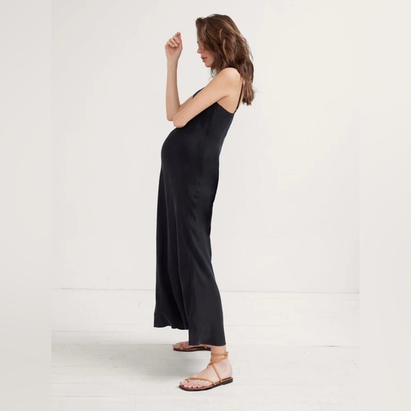 Hatch Ricky Slip Dress in Navy Maternity (Hatch size 2, pre-pregnancy 6-8) - Picture 7 of 9